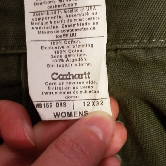 Carhartt relaxed fit canvas carpenter jean 12x32 - Picture 3 of 3